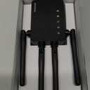 12880 Sq.Ft WiFi Extender Signal Booster, 1200Mbps WiFi Repeater, 105-Device Support, Simple Install, WiFi Extender with Wide Compatibility