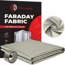 ATMOSURE Faraday Fabric & Tape Kit, 1 Yard (44 x 36 in) - EMF Blocker and RF Shielding for DIY Faraday Bags, RFID Protection, Copper-Nickel Material