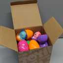 JOYIN 24 Pcs Easter Prefilled Eggs with Squishy Toys, Lovely Axolotl Squishy Toy for Easter Egg Hunt, Party Favor for Kids, Basket Stuffers, Filling Treats, Goodie Bag Fillers, Class Prize Supplies