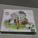 QLT White Flowers House Building Set, Compatible with Lego Flower Friends House Create Elegance and Warmth Environment, Greenhouse Building Toy, Nice Gift for Boys, Girls and Adult (639 Pcs)