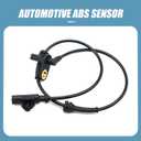 1 PC Car ABS Wheel Speed Sensor, Cable Type Flexible Left Rear ABS Sensor, Standard Original Specification Replacement Part Number 3630050U2010, Compatible with Heyue Models (Black)