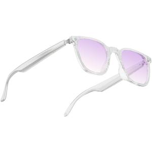 Smart Glasses with Voice Assistant, Bluetooth 5.3 Open-Ear Headphones and a Lightweight Design, for Driving Cycling Hiking Travel, UV & Blue Light Protection
