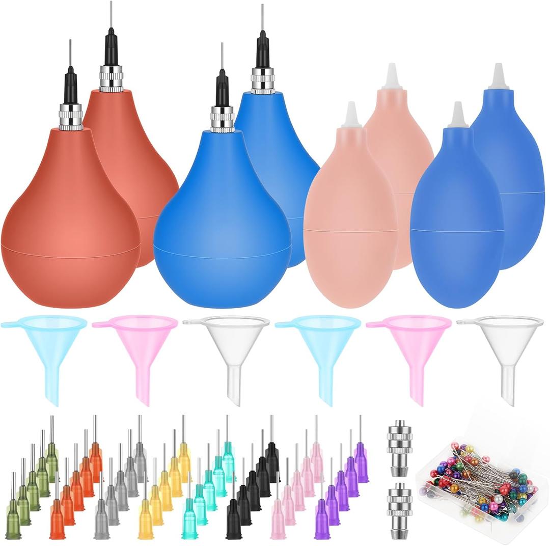 156pcs Pottery Tools Supplies Ceramic Precision Tip Applicator Clay Slip Trailing Bottles Clay Tools Set Needle Tip Squeeze Bottle Ceramic Glaze Extrusion Bottle for Art Decorating Kit