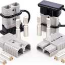 Orion Motor Tech Wire Connector 4 Pack, 175A Wire Harness Plug Kit for 2 to 4 Gauge Cables, 12V to 36V Battery Quick Connect Disconnect Set for Car Bike ATV Winches Lifts Motors More, Set of 4, Gray