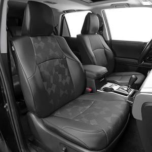 Seat Covers Full Set Fit for 2011-2024 5th Gen Toyota 4Runner, 5 Seats
Full Coverage Automotive Seat Covers Front & Rear,Waterproof Faux Leather for SUV,Airbag Compatible,2-Row,Black Camo