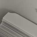 Cordless Light Filtering Mini Blind - 31 Inch Width, 64 Inch Length, 1" Slat Size - Pearl White - Cordless GII Morningstar Horizontal Windows Blinds for Interior by Achim Home Decor