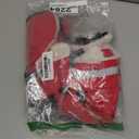 Mklhgty Small Dog Coat with Harness Built-in, Waterproof Reflective Fleece Lined - Warm Windproof Winter Jacket with Back Zipper, Cold Weather Snow Dog Coats,Red, S