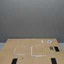 4' x 6' Clear Vinyl Tarp - 30 Mil Super Heavy Duty Transparent Waterproof PVC Tarpaulin with Brass Grommets - for Patio Enclosure, Temporary Wall, Camping, Tent Cover, Canopy - by Xpose Safety