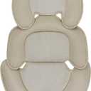 Newborn Baby Support Cushion Infant Insert 3D Mesh Breathable Liner Compatible with Stroller, Car seat, High Chair Etc (Beige)