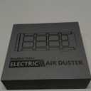 Compressed Air Duster-150,000RPM Electric Cleaner, Rechargeable Cordless Air Blower for Keyboard, PC, Electric Devices Cleaning, Turbo Jet Dry Replace Canned Air Compressed Air Cans (Black)