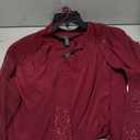 R&M Richards Women's Radiant Sheer Ensemble 22 Plus  Merlot