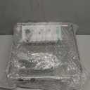 Small Expandable Over The Sink Dish Drying Rack Drainer In Stainless Steel Metal For Kitchen, Counter Space Saving Compact Above Plate Dryer Strainer, Adjustable Hanging Inside Sink Wire Drain Holder (Silver)