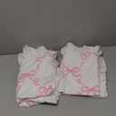 20 x 30'' Bow Pillow Covers Set of 2 Pink Ruffle Pillow Cases Coquette Pillowcase Sham Covers Cute Preppy Bow Pillows Decorative Girly Apartment Bedroom Room Decor