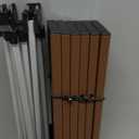 Grope Portable Camping Table with Aluminum Table Top, Folding Beach Table Easy to Carry, Prefect for Outdoor, Picnic, BBQ, Cooking, Festival, Beach, Home (Coffee-S)