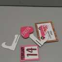 Pickmesh 21 Pcs Valentine Tiered Tray Decor Set Valentine Table Decorations Conversation Heart Wooden Decoration Farmhouse Valentines Day Decorations Heart Wooden Signs for Home(Elegant)