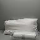 viewstar King Size Pillows Set of 2, Hotel Quality Cooling Down Alternative Gusseted Bed Pillows for Side, Back, or Stomach Sleepers, White, 19" x 33"