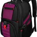 YOREPEK Large Backpack for Men, Extra Large Laptop Backpacks for Men Women, Water Resistant Travel Backpack Airline Approved Business Work Bag Fits 17 Inch Computer, Black