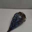 Solar Hanging Lantern Outdoor Lights, Tear-Shaped 15 LEDs Cool White Hanging Lights with S Hooks Decor in Garden, Yard, Pathway, Front Door and Landscape