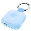 HUOTO Charging Adapter, 1200mAh Battery Powered Portable Wireless Charger for Apple Watch Series 9/8/7/6/SE/5/4/3/2/1 Ultra, Keychain USB-C Charger, Gifts for Women Man