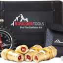 Boulder Tools Tire Deflator - 80 PSI Air Pressure Gauge - Adjustable, Automatic for Cars, Trucks and Motorcycles - Ideal Offroading Accessories