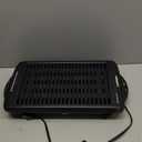 Chefman Electric Smokeless Indoor Grill w/ Non-Stick Cooking Surface & Adjustable Temperature Knob from Warm to Sear for Customized BBQing, Dishwasher Safe Removable Water Tray, Black