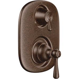 Moen Kingsley Oil-Rubbed Bronze Moentrol Shower Valve with 3-Function Integrated Diverter Valve Trim, Valve Required, T4111ORB
