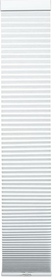 DEZ FURNISHINGS Cordless 1.5" Blackout Sidelight Cellular Shade, 10.5" W x 72" H, White