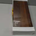 BAYKA Floating Shelves for Wall, Wall Mounted Rustic Wood Shelves for Bathroom, Bedroom, Living Room, Kitchen,Small Hanging Shelf for Books/Storage/Room Decor (Walnut-Like, Set of 3, 15.7in)