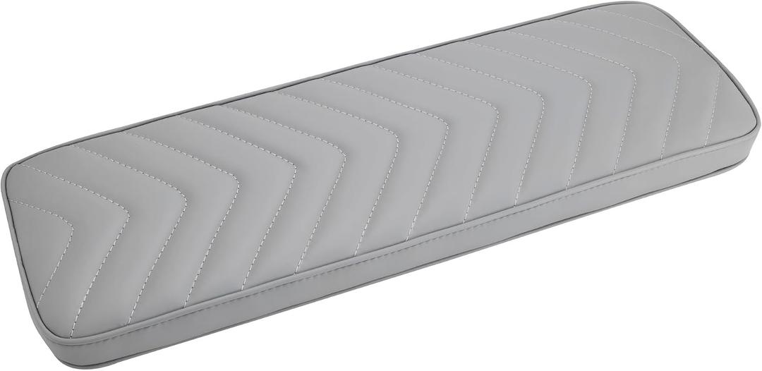 NOVAL Arm Rest Manicure Board for Pedicure Chairs - 9x27 Inch Luxurious PU Leather Hand Rest, Easy to Clean & Non-Slip, Salon-Ready Design for Long Hours Use (Grey)