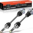 A-Premium Pair (2) Rear CV Axle Shaft Assembly Compatible with Yamaha Grizzly 660 YFM660F 4x4 2003-2004, YFM660FA 4x4 2005-2006, YFM660FG, Driver and Passenger Side, Replace# 5KM-2530U-10-00