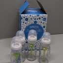 Dr. Brown's Anti-Colic Options+ Narrow Glass Baby Bottle with Level 1 Slow Flow Nipple, BPA-Free, 8 oz/250 mL, 4-Pack