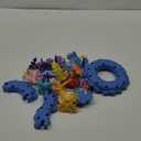 INKLAB Birthday Gifts for 3 4 5 6 7 Years Old Toddlers Girls Boys - 76PCS Marine Life Building Stacking Toys with Carry Box | STEM Preschool Educational Pretend Play | Learning Toys for Kids Age 3+