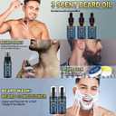 Christmas Stocking Stuffers for Men, Beard Care Grooming Gifts with Assorted Beard Balm Beard Oil and Relaxing Spa Gifts Christmas Gifts for Husband Father Boyfriends Young Men