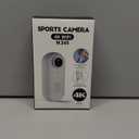 4K Mini Body Camera, Sports POV Cameras, Portable Body Cam, Thumb Action Camera, Waterproof Wearable Camera, Helmet Mounted Hands Free Recording for Cycling, Motorcycle, Vlogging (Black)