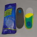 Kids Memory Foam Insoles, Comfortable Arch Support, Shock Absorbing Silicone Material, Unisex Children, Little Kid US 1-1.5 (7 3/4-8), Gray