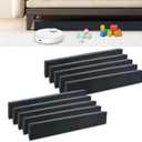 10 PCS Under Couch Blocker, 17" L x 3.2" H Sponge Under Furniture Blocker with Strong Adhesive, Stop from Getting Under Sofa Couch Bed for Pets Toys Easy to Install