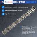 5047913AD Right Side Intake Camshaft Fit For Jeep Grand Cherokee Wrangler Gladiator Grand Cherokee Dodge Durango Chrysler Pacifica Voyager Ram 1500 ProMaster 1500 2500 3500 3.6L V6 2016-2024 5047913AA