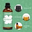 3.38 Fl.Oz Gardenia Fragrance Oil for Aromatherapy, Essential Oils for Diffusers for Home, Scented Oil for Soap Candle Making, Perfume Supplies, and More DIY Projects, Spring Aroma Oil Gifts for Women