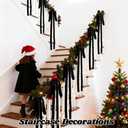 9 PCS Black Velvet Christmas Bows, Vintage Christmas Decor Large Bows for Tree, Staircase, Party, Indoor and Outdoor Ornaments