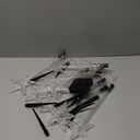 Solar Lights Outdoor Christmas Decorations: 8 Pack 64 Warm White LED Star Pathway Lights  2025 Upgrade Outside Solar Christmas Decorations with 8 Modes for Yard Garden Porch Lawn Decor