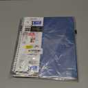 Five Star Spiral Notebook + Study App, 3 Subject, College Ruled Paper, 8-1/2" x 11", 150 Sheets, Fights Ink Bleed, Water Resistant Cover, Pacific Blue (73623)