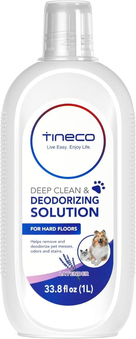Tineco Floor Cleaning Solution, Deep Cleans for Multiple Hard Floors, Lavender Scent, 1 Liter-33.8 Fl Oz iFLOOR Series, FLOOR ONE S3 / S5 / S6 / S7 Series Wet Dry Vacuum, EXCEPT Steam Machines.
