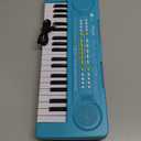 Keyboard Piano for Kids, BIGFUN 37 Keys Toddler Piano Multifunction Music Educational Instrument Toy, Electronic Kids Keyboard for 3-7 Year Old Girls and Boys (Blue)