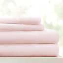 Linen Market Patterned Microfiber Queen Sheet Set 4 Piece – Oeko-TEX Certified Ultra Soft & Wrinkle-Free - 16" Deep Pocket Sheets - Easy Care Queen Size - My Heart Pink