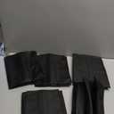 5 Pack 40-inch Suit Bag Garment Bag for Travel and Storage, Garment Bags for Hanging Clothes with Zipper and Visible Transparent Window, Black