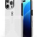 Speck CandyShell Grip Case - iPhone 16 Pro Slim MagSafe - White/Black