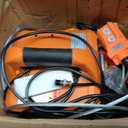 3-in-1 1500W Electric Hoist Winch, 120V Portable Electric Hoist with Remote (Manual/Cable/Wireless), 1500 lbs Capacity, 16 ft/min Speed, 25ft Height for Garage, Warehouse (Orange)