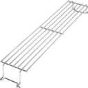 304 Stainless Steel Warming Rack for Weber Spirit 300 and GS4 Spirit II 300 Series Gas Grills with Front Control Knobs, 7641 Grill Upper Rack for Weber Genesis Silver Gold B/C Grill, 25 Inch