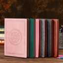 2 x 300 Pages Leather Dotted Journal Notebook,Softcover Leather Dotted Journal Notebook for Women Men,300 Pages Notebook for Travel,Business,Work,Office,School Note Taking,5.7'' X 8.3'',black