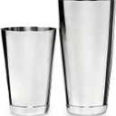 Boston Cocktail Shaker, 18oz & 28oz 2-Piece Tins, Professional Bar Shaker for Bartending, Cocktail Shakers, Essential Bar Tools for Mixing DrinksSliver (Silver)
